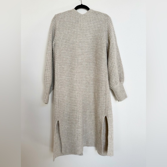 Abercrombie and Fitch Waffle Knit Duster Cardigan Sweater Size Small - Picture 2 of 5